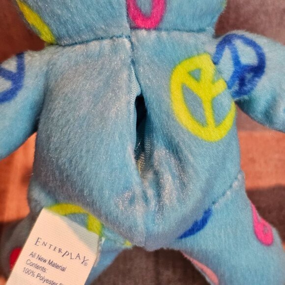 Build A Bear Mini 4 Inch Bears Peace Velvet Cuddly Teddy BAB - Picture 11 of 12